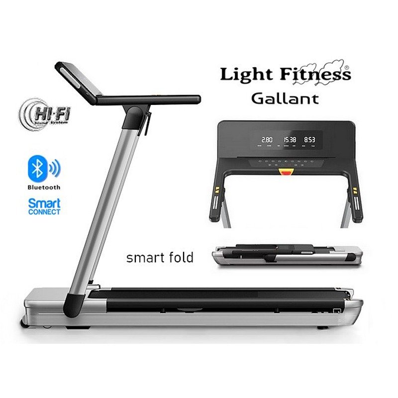 Tapis Roulant Gallant LIGHT FITNESS 14.8 km/h - Gris 2 tapis roulant gallant light fitness km h gris n