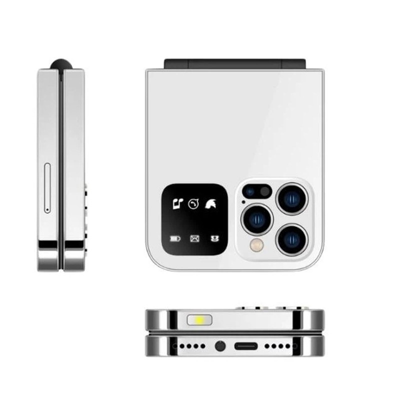 Téléphone Portable Clever F10 - Blanc 2 telephone portable clever f blanc