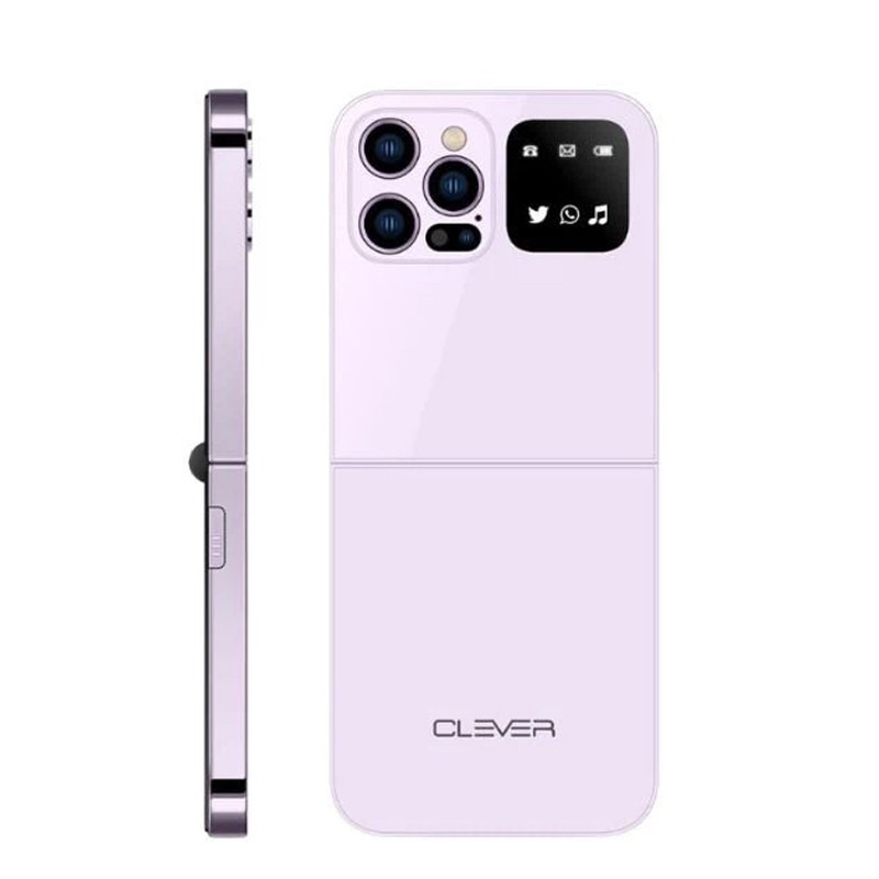 Téléphone Portable Clever F10 - Violet 2 telephone portable clever f violet