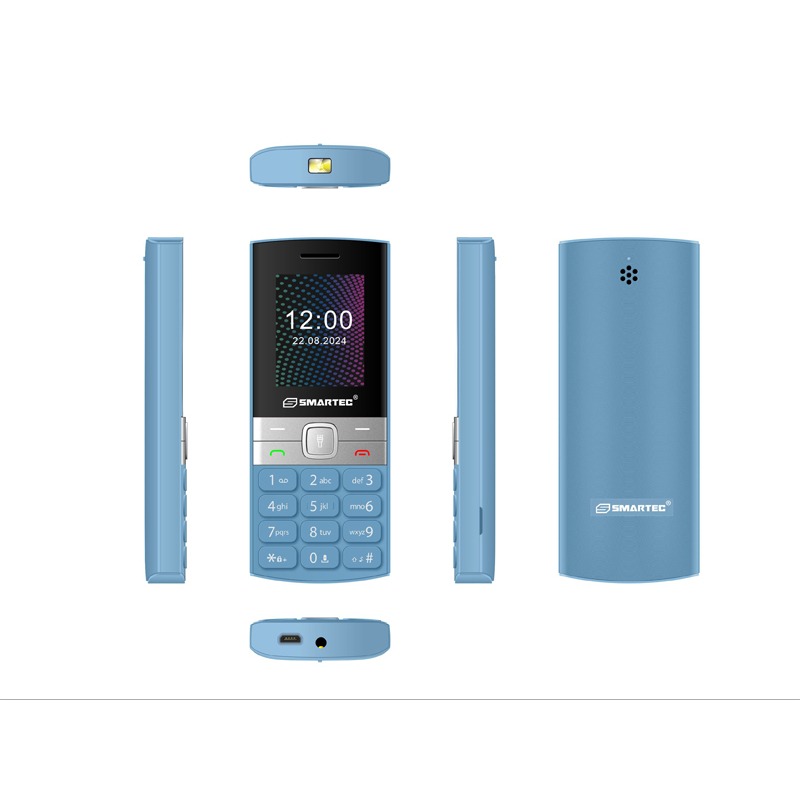 Téléphone Portable SMARTEC V2 - Bleu 1 telephone portable smartec v bleu