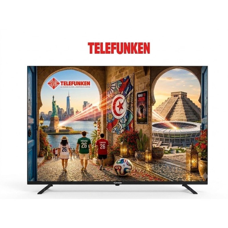Téléviseur 50" TELEFUNKEN Led N1 SmartTv Tizen OS 4k UHD 2 televiseur telefunken led n tizen os k uhd smarttv