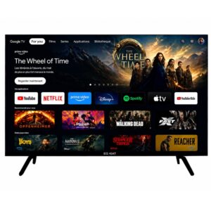 televiseur ecosat google tv qled k uhd noir