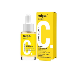 TOLPA BIONIC DUAL GLOW SERUM ECLAT DOUBLE ACTION A LA VITAMINE C 30ML 3 tolpa bionic dual glow serum eclat double action a la vitamine c ml