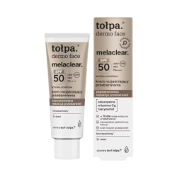 TOLPA DERMO FACE MELACLEAR SPF 50 CREME ECLAIRCISSANTE ANTI TACHES 40ML 2 tolpa dermo face melaclear spf creme eclaircissante anti taches ml