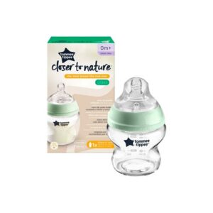 tommee tippee closer to nature biberon blanc en verre m ml