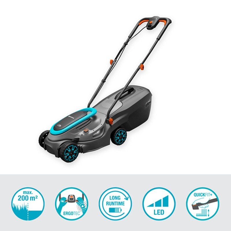 Tondeuse à Batterie GARDENA PowerMax 32/18V P4A 2 tondeuse a batterie gardena powermax v pa