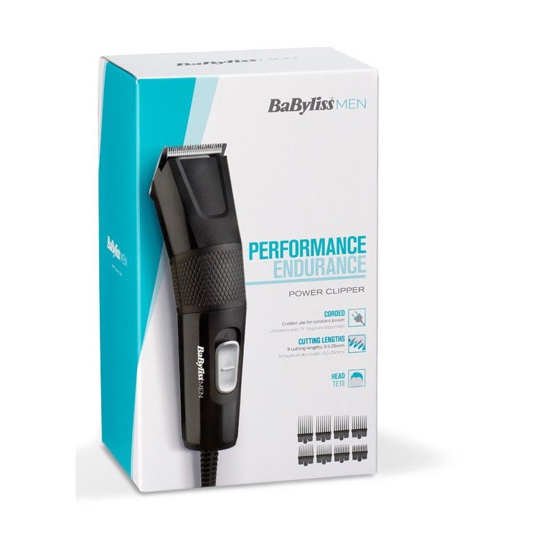 Tondeuse A Cheveux BABYLISS E756E Avec Accessoires - Noir 4 tondeuse a cheveux babyliss ee avec accessoires noir