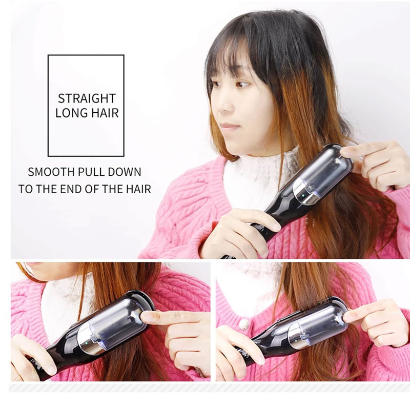 Tondeuse à Cheveux Sans Fil Pour Pointes Fourchues - Rose 4 tondeuse a cheveux sans fil pour pointes fourchues noir e