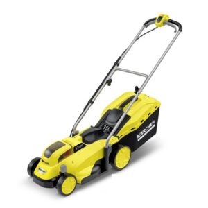 tondeuse a gazon sans fil karcher lmo v noir et jaune u