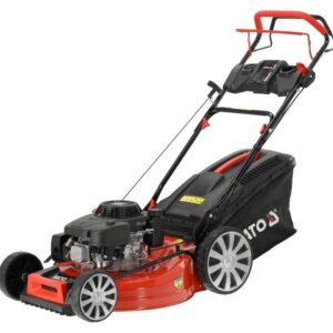 tondeuse a gazon yato a essence autotractee cm cm m
