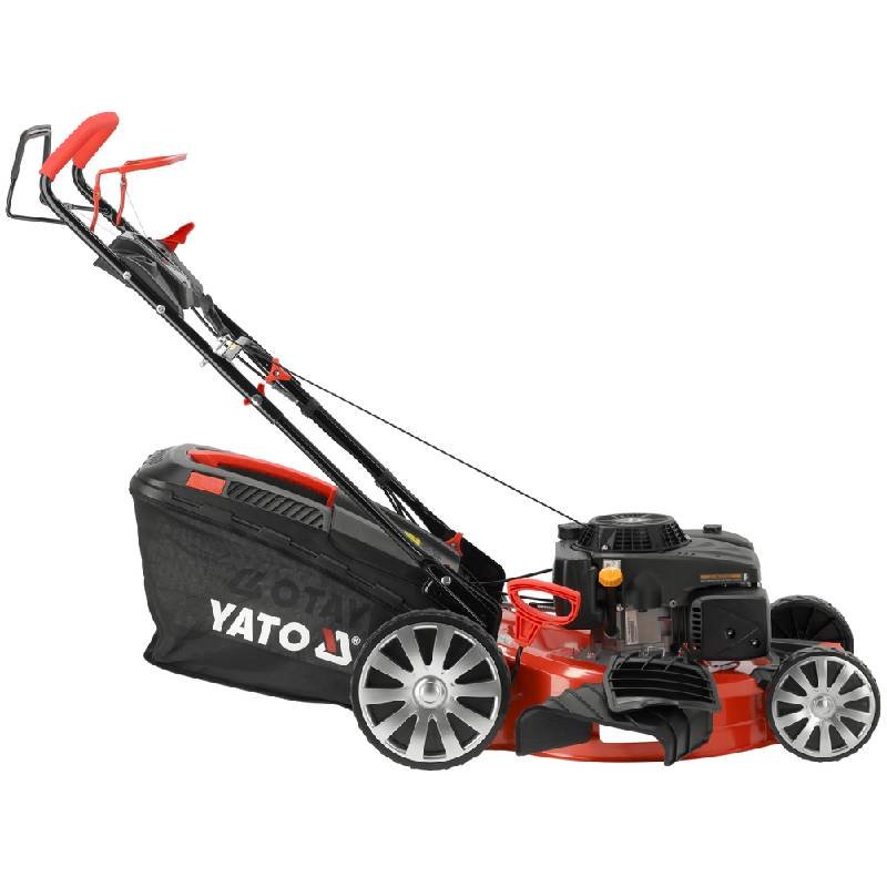 Tondeuse à Gazon YATO à Essence Autotractée 56cm 224cm³ 2 tondeuse a gazon yato a essence autotractee cm cm u