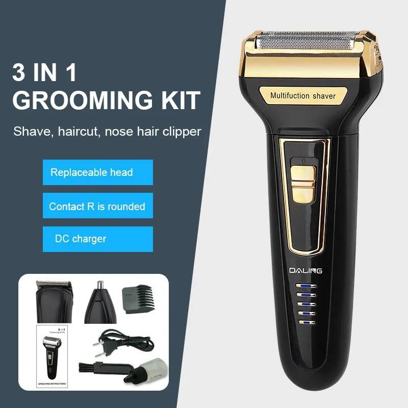 Tondeuse Multi-Usages Rechargeable DALING DL-9001 - Noir 3 tondeuse multi usages rechargeable daling dl noir