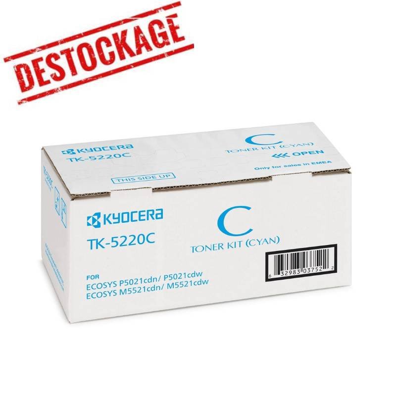 Toner Original KYOCERA TK 5220C - Cyan (TK-5220C ) 1 toner kyocera tk c cyan tk c