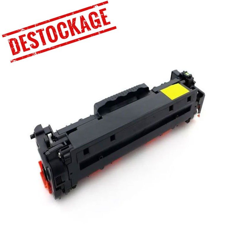 Toner Laser Adaptable Compatible HP 305A Jaune (CE412AA) 1 toner laser adaptable compatible hp a jaune ceaa