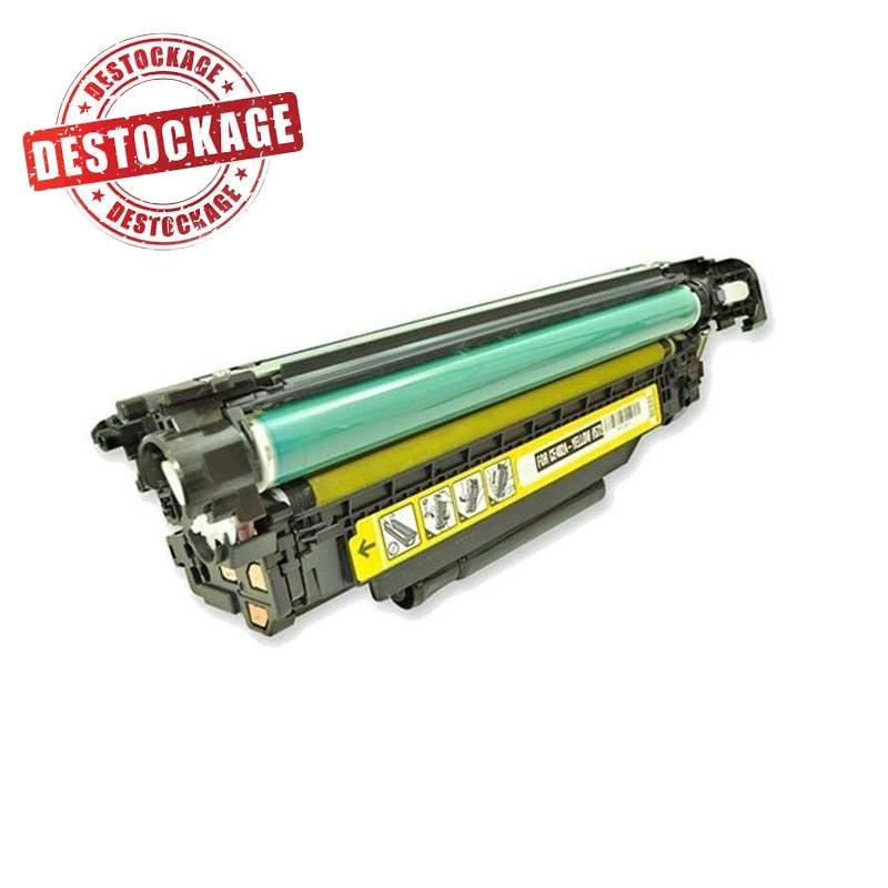 Toner LaserJet Adaptable Compatible HP 507A - Jaune (CE402A) 1 toner laserjet adaptable hp a jaune cea d