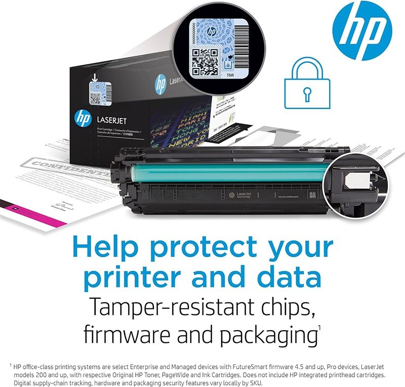 Toner LaserJet ORIGINAL HP 201X à Haute Capacité - Jaune (CF402X) 6 toner laserjet original hp x jaune