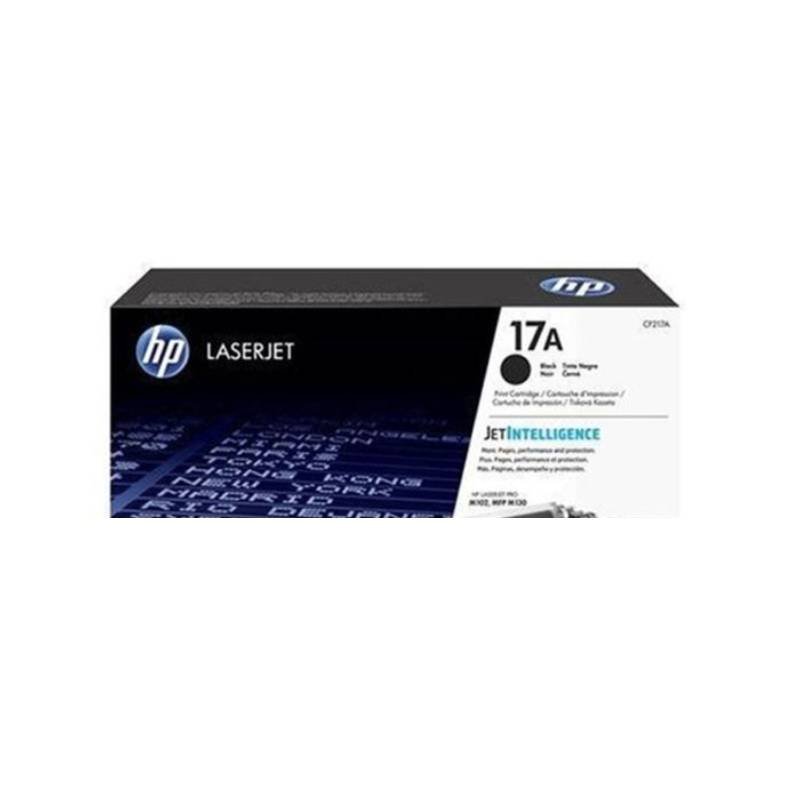 Cartouche de toner HP 17A LaserJet noir originale / 1600 pages CF217A 1 toner original hp a noir cfa
