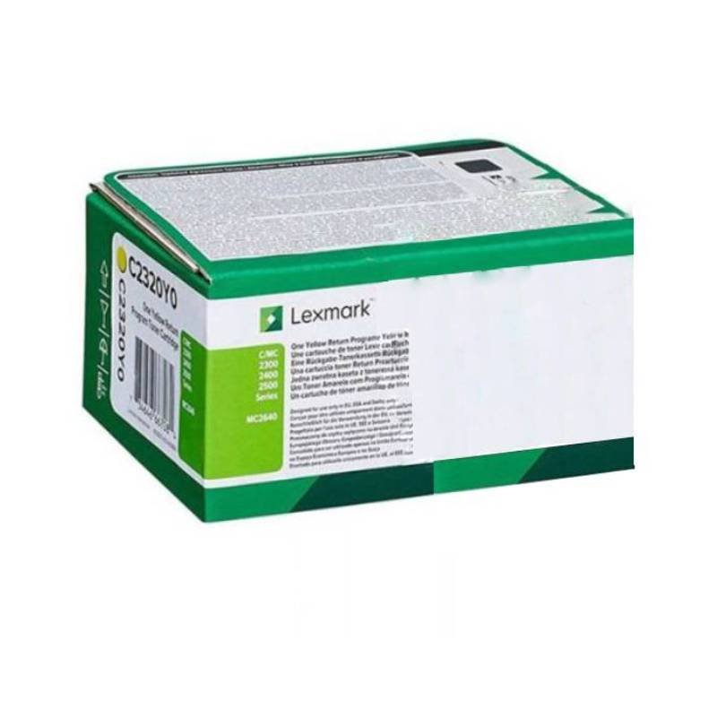 Toner original LEXMARK - Noir (C2350K0) 1 toner original lexmark noir ck