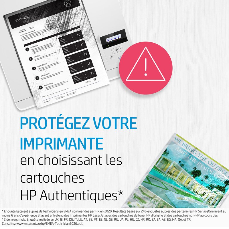 HP 205A toner LaserJet Cyan authentique 4 toner hp