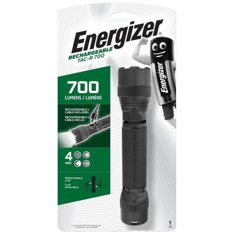 Torche Tactique ENERGIZER Rechargeable - Noir 1 torche tactique energizer rechargeable noir