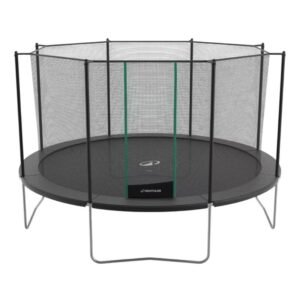 trampoline domyos avec filet de protection noir