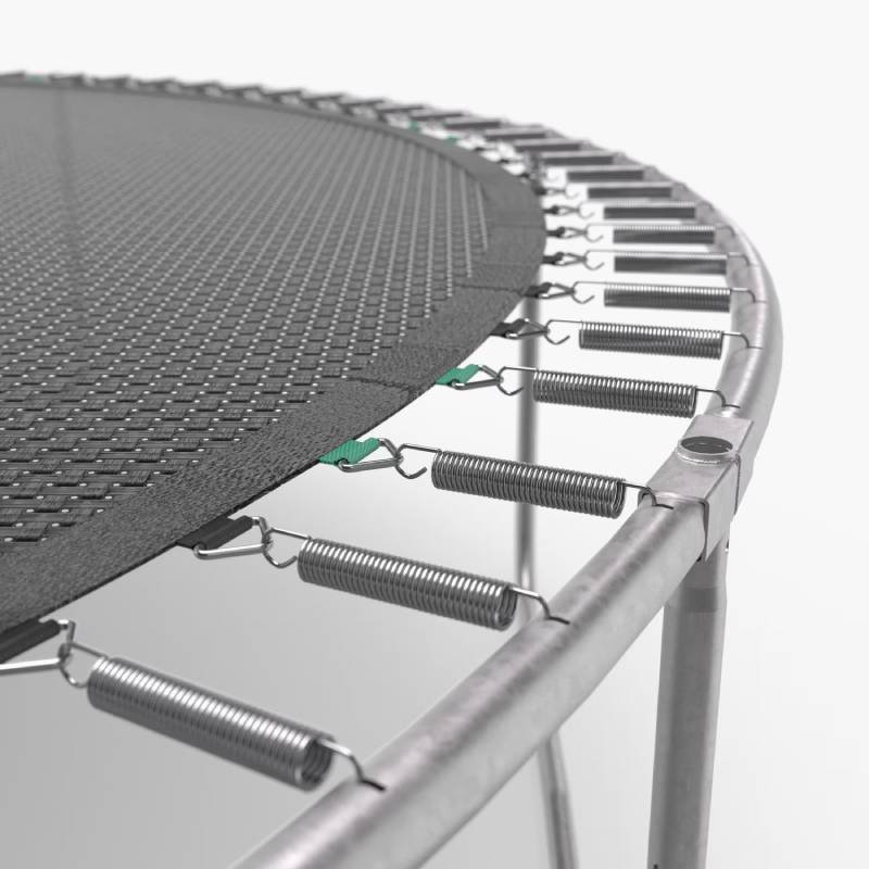 Trampoline 420 DOMYOS avec filet de protection - Noir 6 trampoline domyos avec filet de protection noir