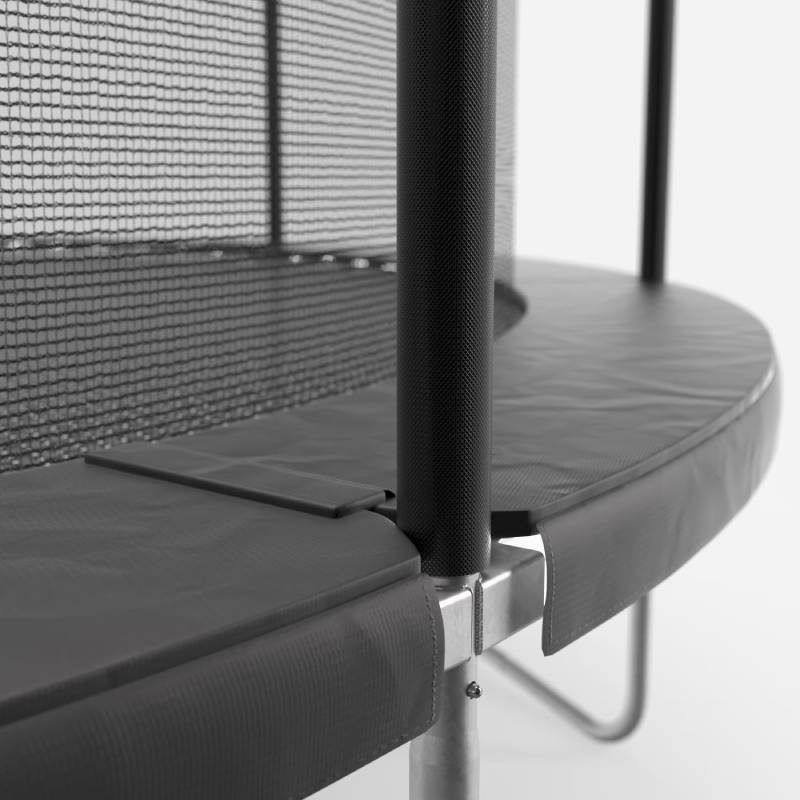 Trampoline 420 DOMYOS avec filet de protection - Noir 4 trampoline domyos avec filet de protection noir