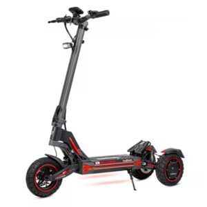 trottinette electrique ecoxtrem m tank dual shock rouge