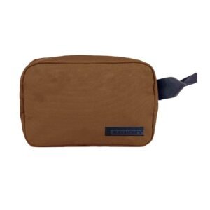 trousse de toilette homme marron
