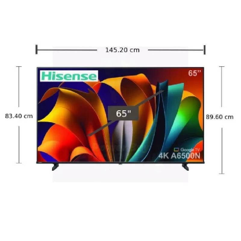 TV Hisense A6500N 65" Smart 4K UHD DLED Google TV - Noir 2 tv hisense an smart k uhd dled google tv noir v