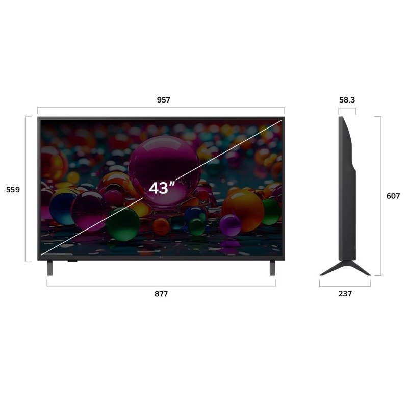 TV LG 43'' AI UA85 4K Smart (43UA85006LA) 3 tv lg ai ua k smart uala