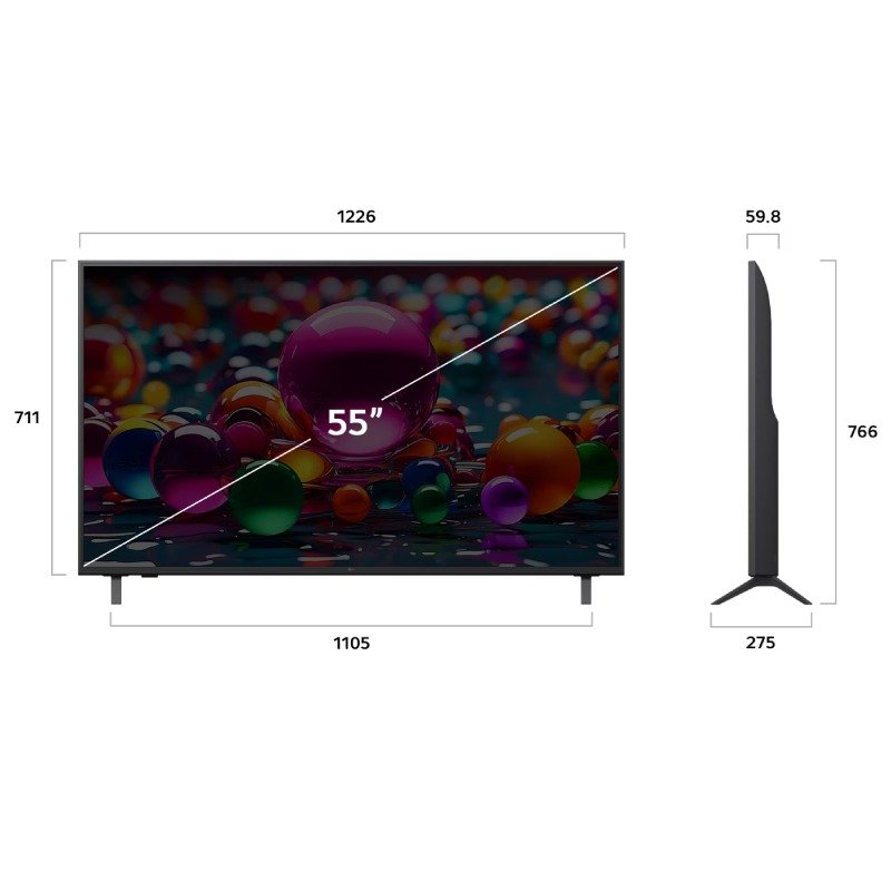 TV LG 55'' AI UA85 4K Smart (55UA85006LA) 3 tv lg ai ua k smart uala