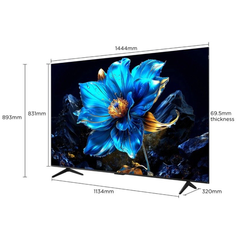 TV TCL 65'' Smart P7K QLED Ultra HD 4K 6 tv tcl smart pk qled ultra hd k