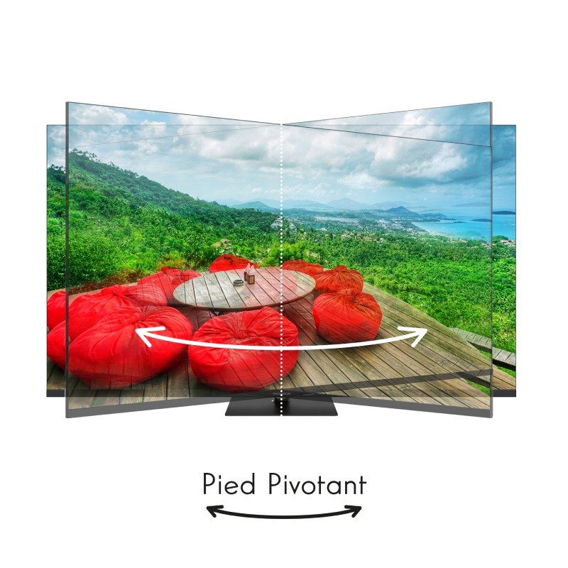 TV Thomson 43" 43UG5C14 4K UHD Side Feet Google Tv - Noir 3 tv thomson ugc k uhd side feet google tv noir