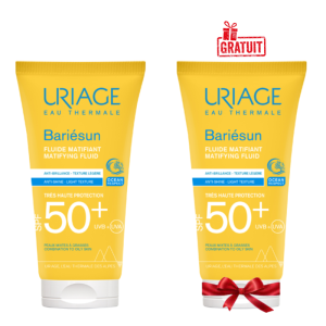 URIAGE BARIESUN MAT FLUIDE SPF50+ 50ML+(LE 2 EME OFFERT) 3 uriage bariesun mat fluide spf mlle eme offert