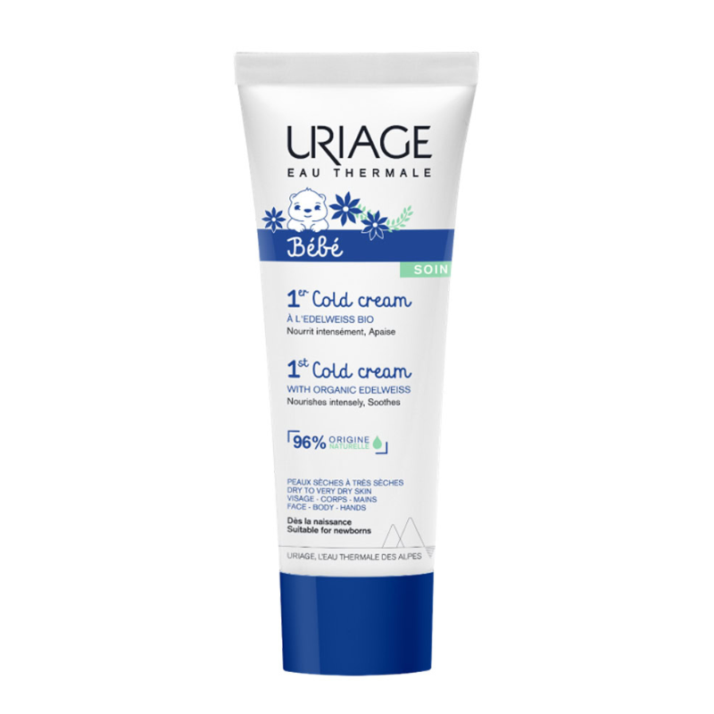 URIAGE BEBE 1ER COLD CREAM VISAGE ET CORPS 75ML 1 uriage bebe er cold cream visage et corps ml