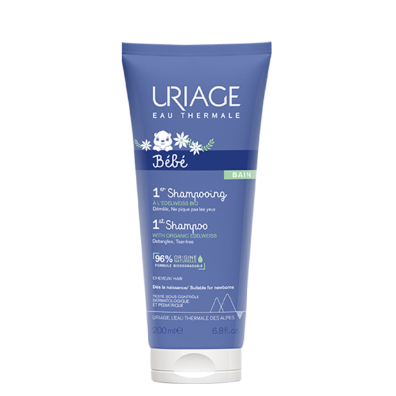 URIAGE BEBE 1ER SHAMPOOING EXTRA DOUX CHEVEUX 200ML 1 uriage bebe er shampooing extra doux cheveux ml