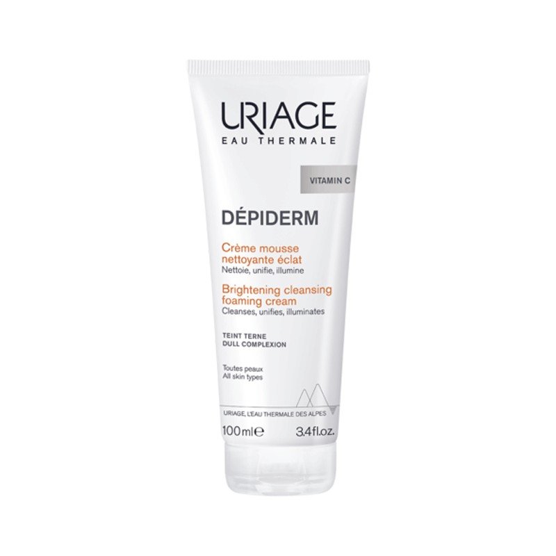 URIAGE DEPIDERM CREME MOUSSE NETTOYANTE ECLAT 100ML 1 uriage depiderm creme mousse nettoyante eclat ml