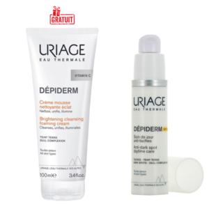 uriage depiderm soin de jour anti taches spf mlcreme mousse nettoyante eclat ml offert