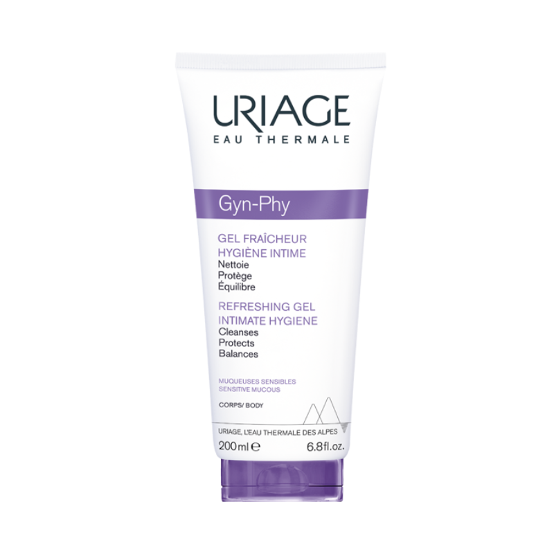 URIAGE GYN PHY GEL FRAICHEUR HYGIENE INTIME MUQUEUSES SENSIBLES 200ML 1 uriage gyn phy gel fraicheur hygiene intime muqueuses sensibles ml