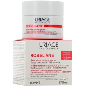 URIAGE ROSELIANE CREME RICHE ANTI ROUGEURS 50ML 3 uriage roseliane creme riche anti rougeurs ml