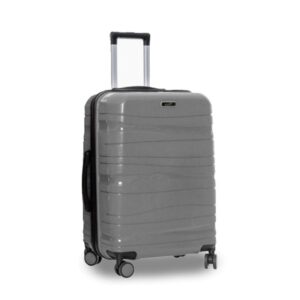 valise titou incassable polypropylene moyenne cm gris mat