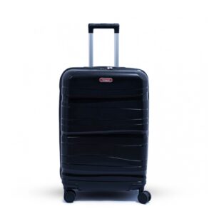 valise titou incassable polypropylene moyenne cm noir mat