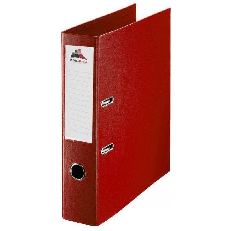 Classeur à levier PLASTIPAP Dos 75mm A4 Rouge 1 vdgdgdg