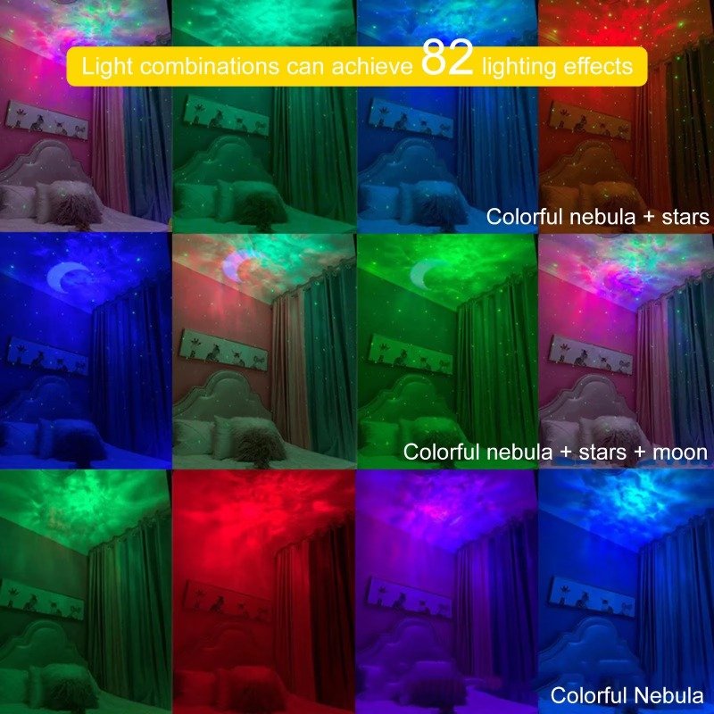 Veilleuse avec projection du ciel OCTAGON Bluetooth 5 veilleuse avec projection du ciel octagon bluetooth