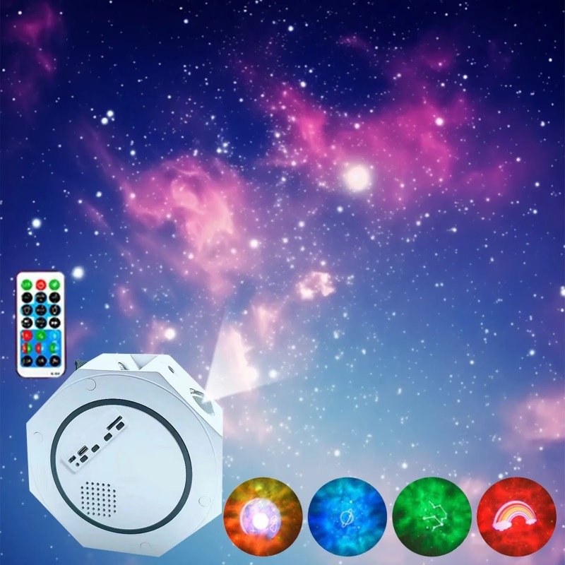 Veilleuse avec projection du ciel OCTAGON Bluetooth 4 veilleuse avec projection du ciel octagon bluetooth