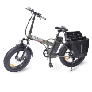 velo electrique lvneng rover exelero pliable vert matt
