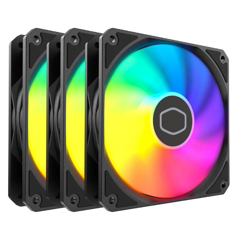 Ventilateur COOLER MASTER MF120 Lite 3en1 ARGB - Noir 1 ventilateur cooler master mf lite en argb noir