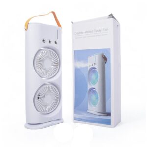 ventilateur de table a double extremite fh blanc