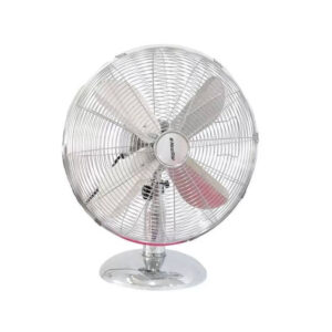 ventilateur de table chrom newstar puces blanc